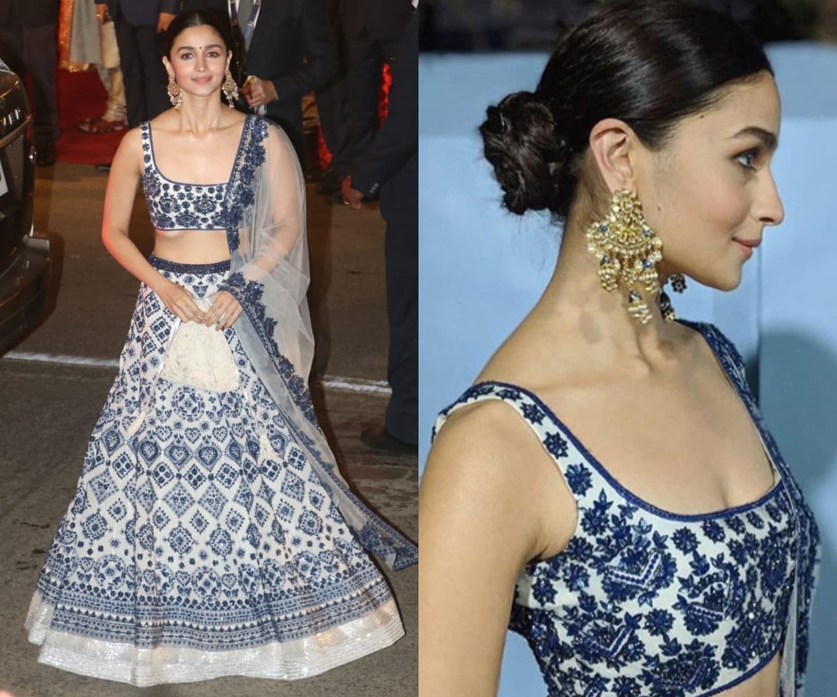 PunjabKesari, Alia in manish malhotra Lehnga