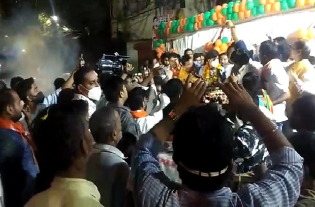 PunjabKesari, Akash Vijayvargiya, Indore, Madhya Pradesh, BJP, Congress, Birthday, Corona Virus, Kovid 19 