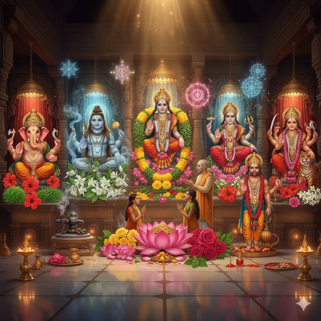 Gods and Their Favorite Flowers 