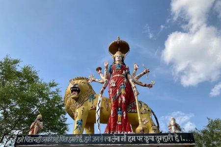 PunjabKesari , : Guna news, Bisbhuja Devi temple, Navratri 2025, Madhya Pradesh temples, religious festival, temple preparations, devotees safety, MP administration, health facilities, crowd management, temple rules, festival arrangements