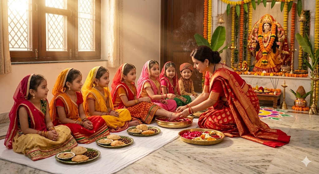 Navratri 2026 Kanya Pujan