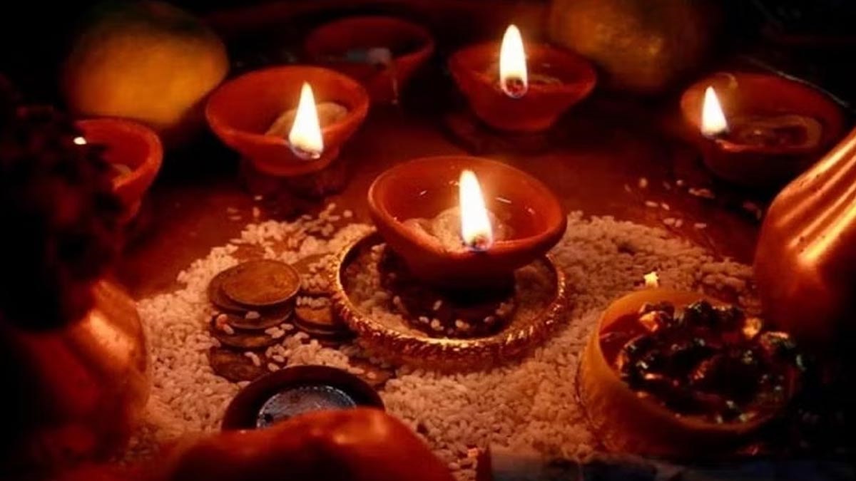 PunjabKesari Lamp and Rice Vastu and Good Vibes