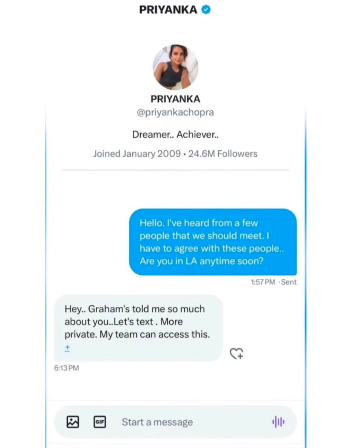 Priyanka Nick Love Story