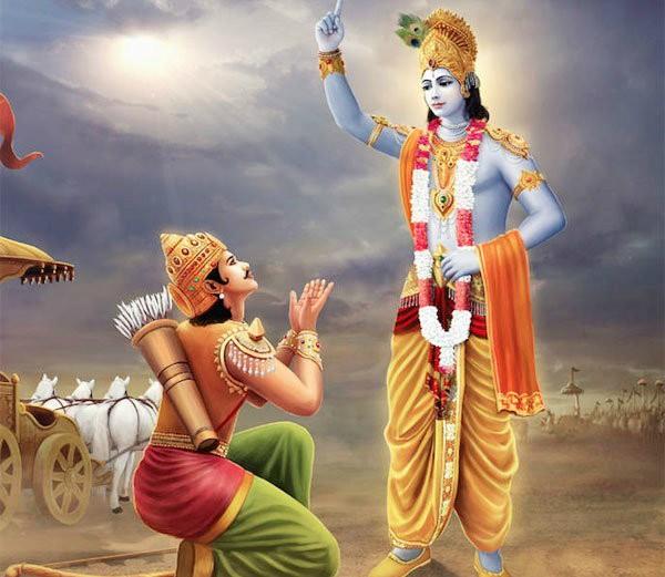 PunjabKesari, kundli tv, gita gyan image, krishna and arjuan image