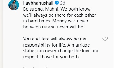 Jay Bhanushali Support Mahhi Vij