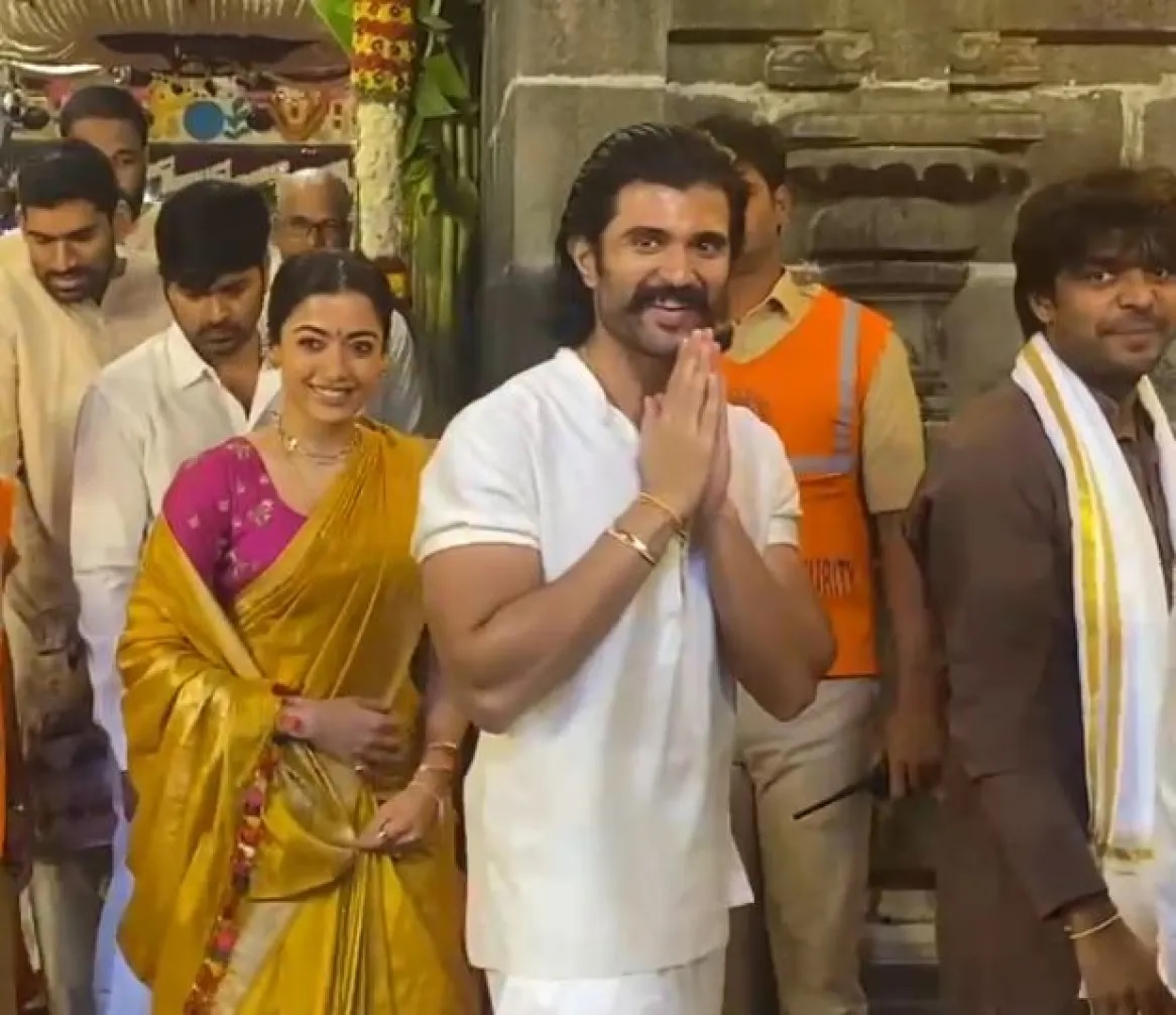 Rashmika Vijay in Tirupati Balaji Temple