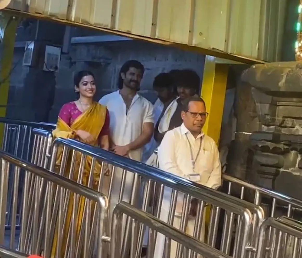 Rashmika Vijay in Tirupati Balaji Temple