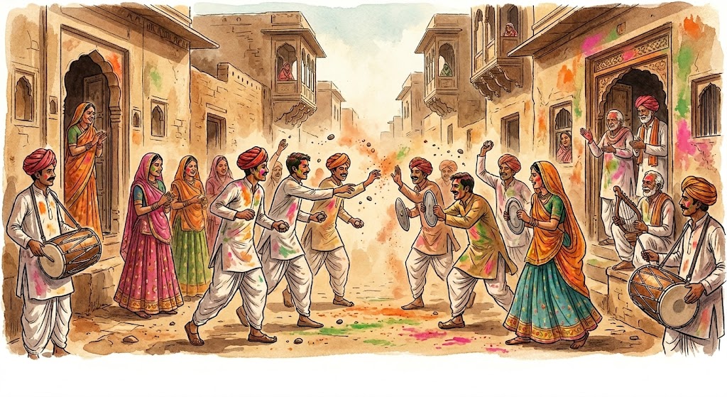 Unique Holi Ritual in Rajasthan