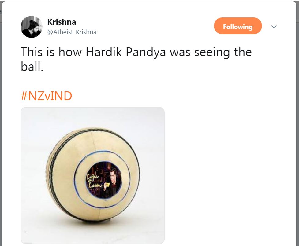 Hardik Pandya NZvIND