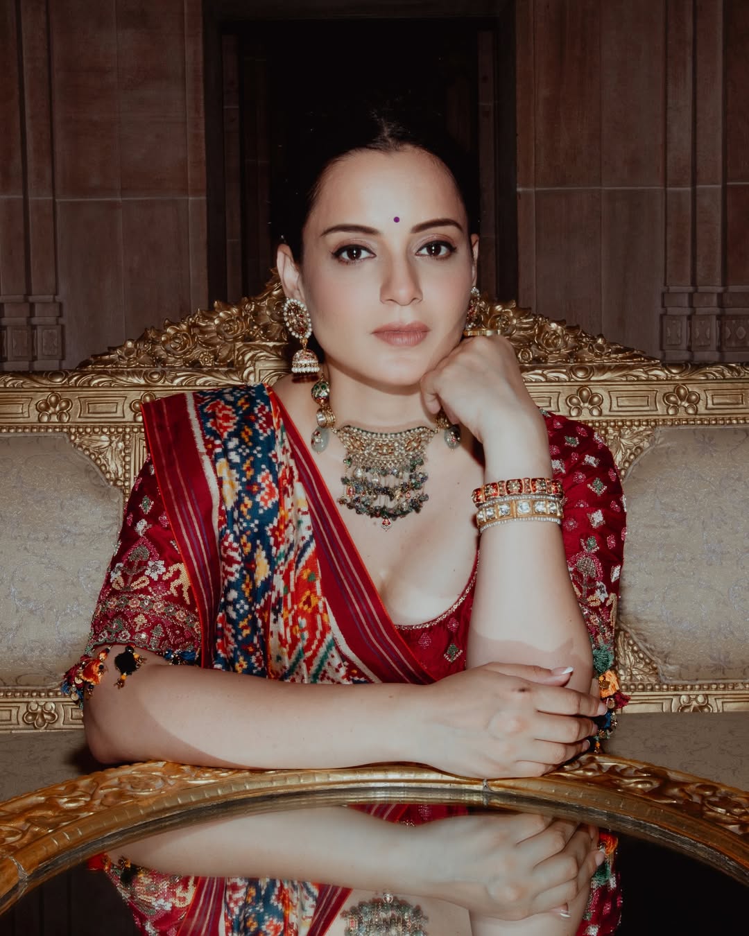 Kangana Ranaut in Chamunda Devi Temple