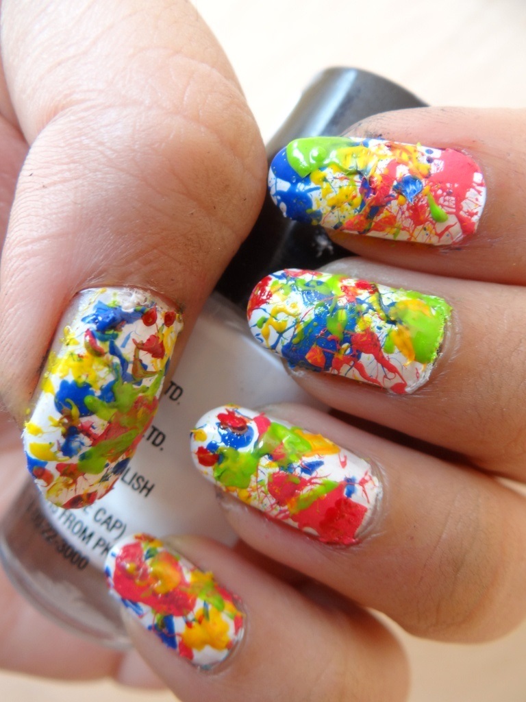 PunjabKesari,होली नेल आर्ट डिज़ाइन इमेज, Holi Nail Art Design Image