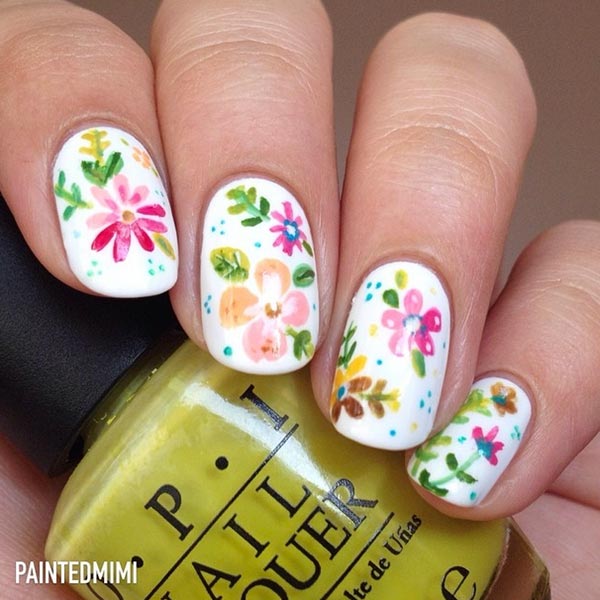 PunjabKesari, होली नेल आर्ट डिज़ाइन इमेज,Holi Nail Art Design Image