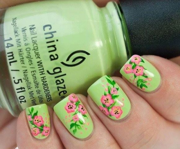PunjabKesari, होली नेल आर्ट डिज़ाइन इमेज,Holi Nail Art Design Image