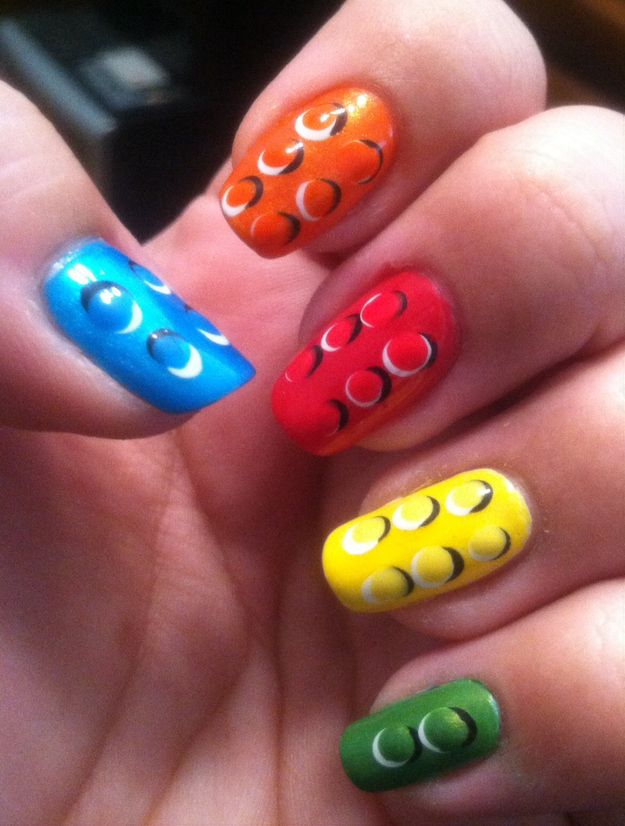 PunjabKesari, होली नेल आर्ट डिज़ाइन इमेज, Holi Nail Art Design Image