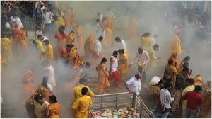 Khanderao Temple Fire Festival