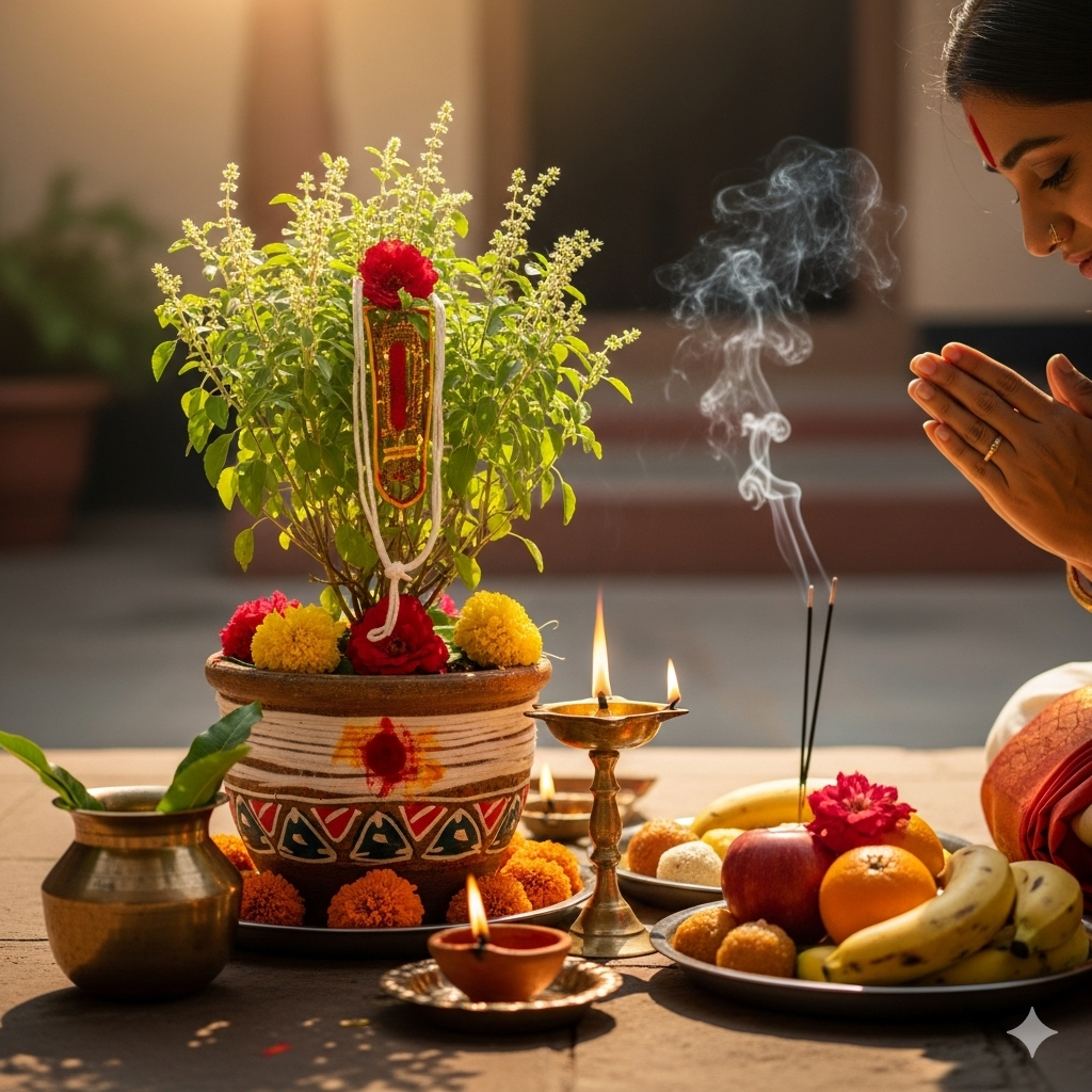 PunjabKesari Worship and care of Tulsi in Kartik month
