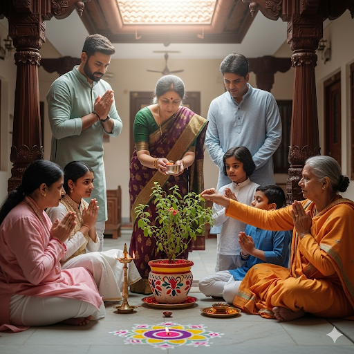 PunjabKesari Worship and care of Tulsi in Kartik month
