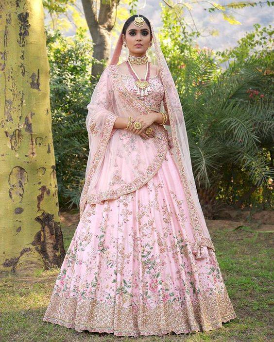 PunjabKesari, Pink Wedding Lehenga, Wedding, Different Shades Of Pink, Indian Bride, Fashion