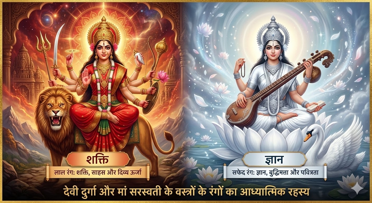 Durga Saraswati Divine Colors Meaning