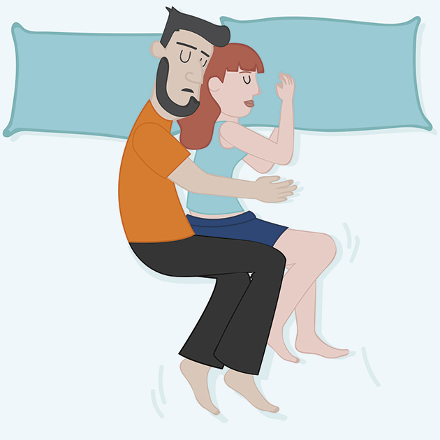 PunjabKesari, Nari , Couple Sleeping positions Image