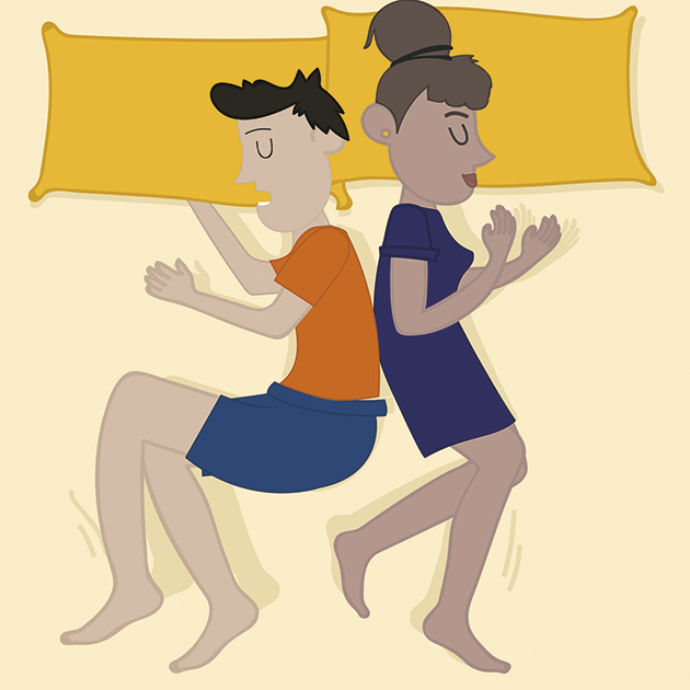 PunjabKesari, Nari, Couple Sleeping positions Image, Cherish positions Image