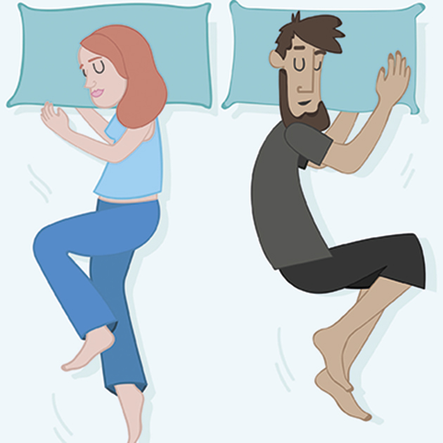 PunjabKesari, Nari, couple slepping positions Image