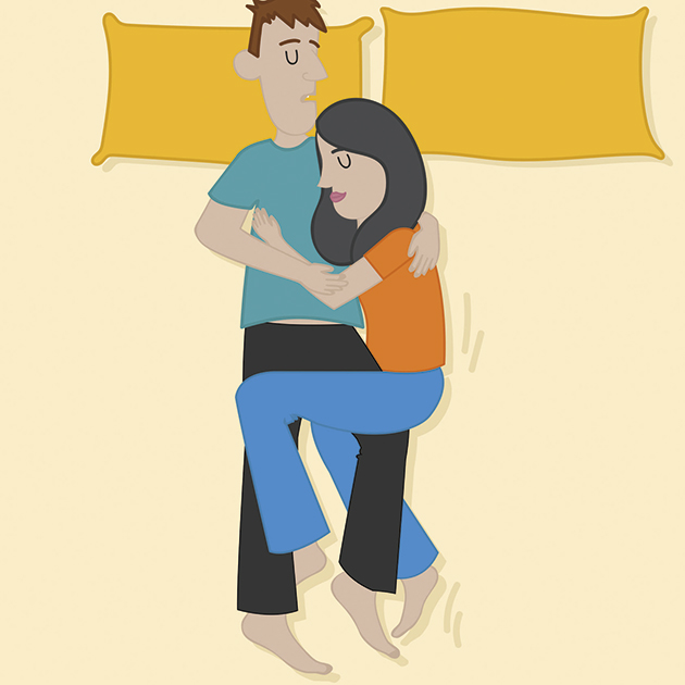 PunjabKesari, Nari, Couple sleeping positions Image