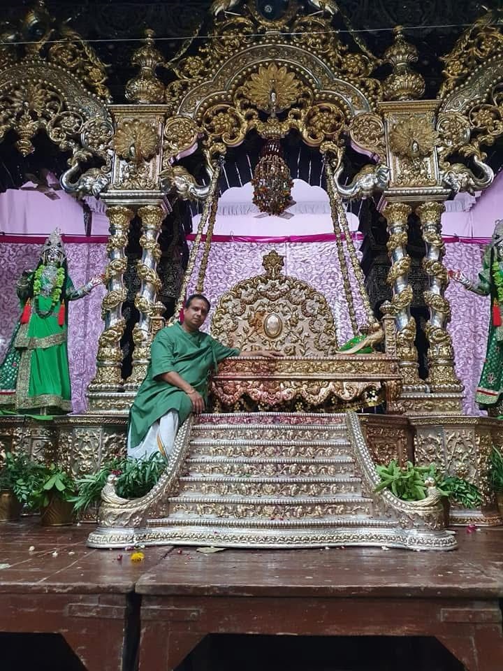 PunjabKesari Banke Bihari Hindola Darshan