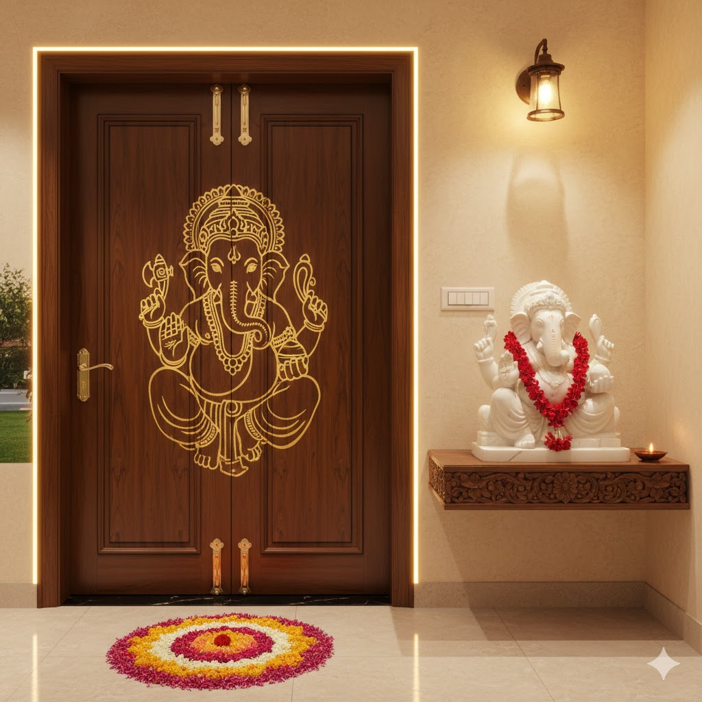 Ganesha idol Vastu for home entrance
