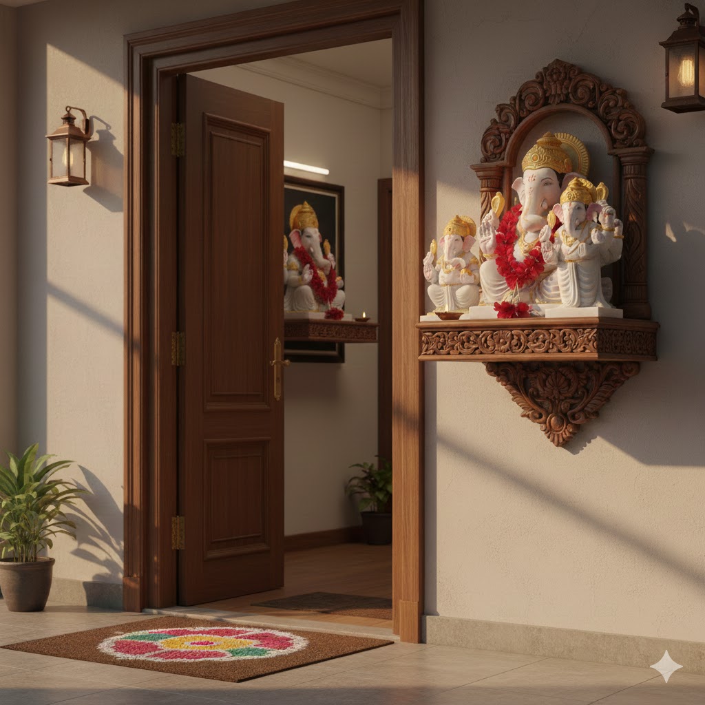 Ganesha idol Vastu for home entrance