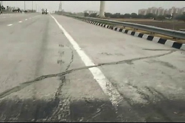 PunjabKesari, road, KMP, Crack, connect  