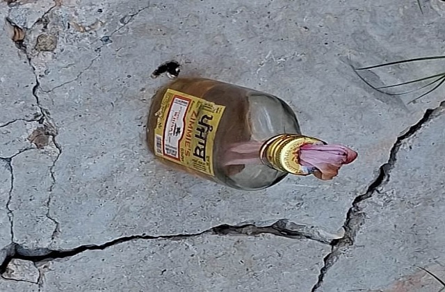 Petrol Bomb Attack
