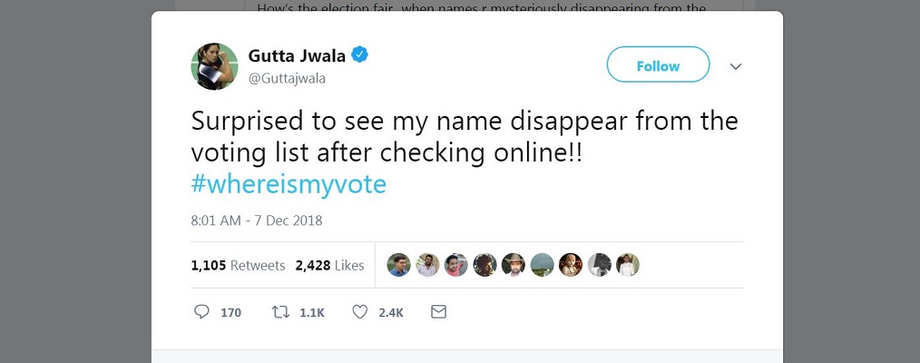 Jwala Gutta Tweet