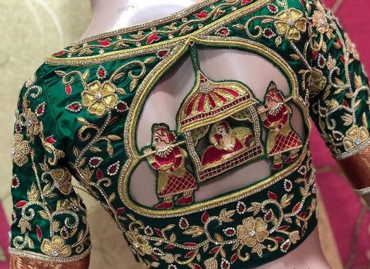 PunjabKesari, Blouse Design without Dori, ब्लाउज डिजाइन विथाउट डोरी