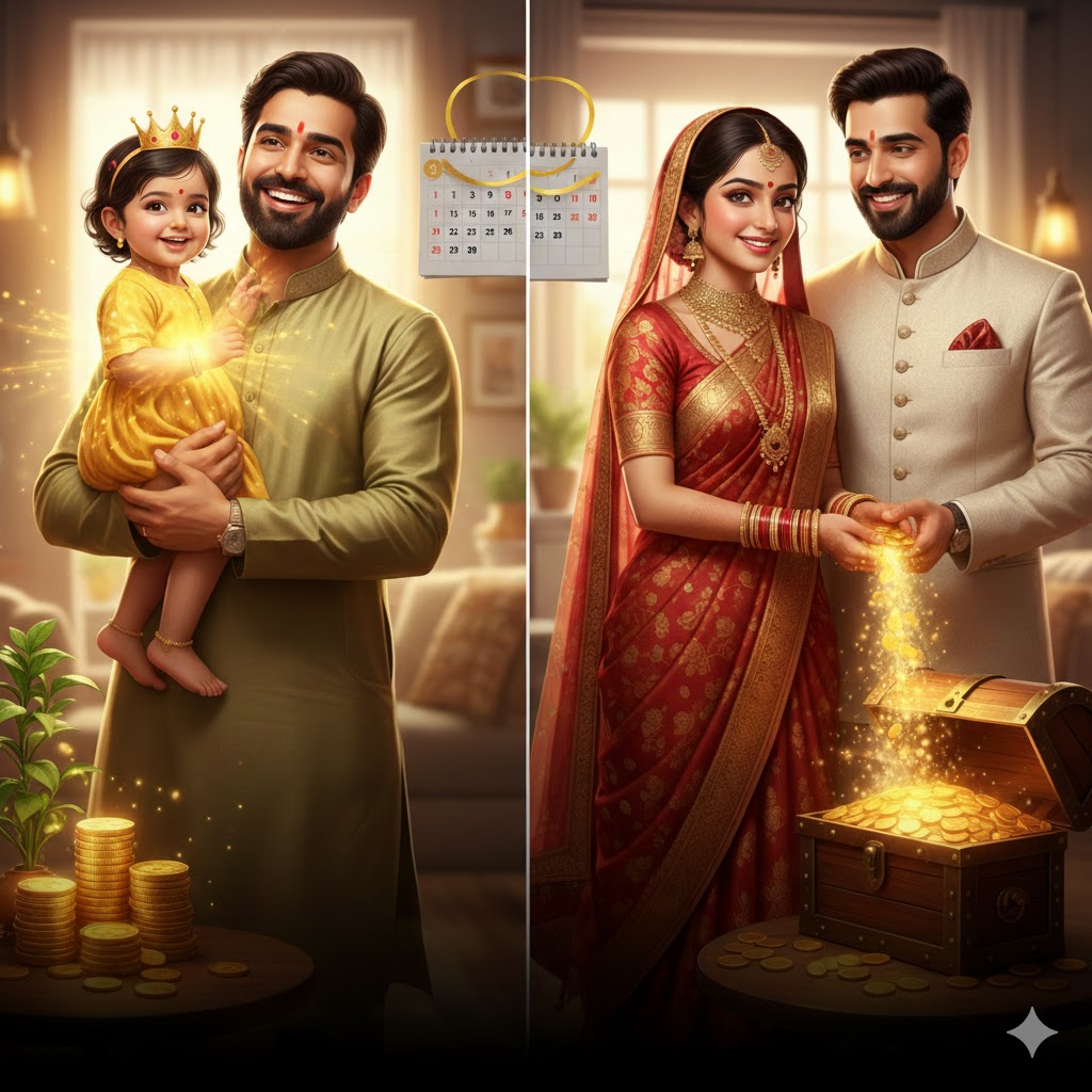 Lucky Girl For Father and Husband