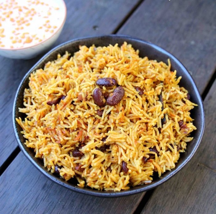 PunjabKesari, Rajma Pulao Recipe Image