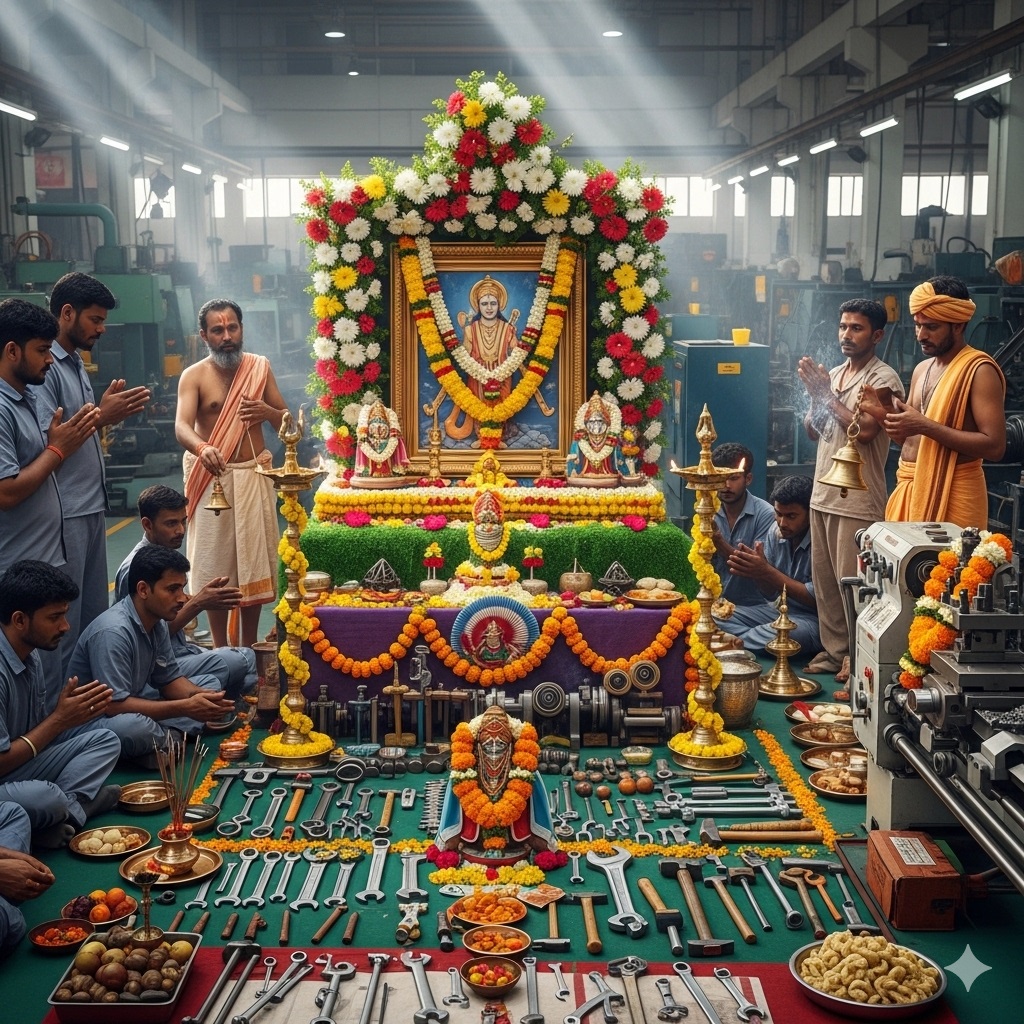 PunjabKesari Vishwakarma Puj