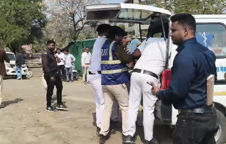 PunjabKesari, Nainpur News, Mandla District, Railway Mock Drill, NDRF Operation, Railway Security