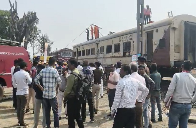 PunjabKesari, Nainpur News, Mandla District, Railway Mock Drill, NDRF Operation, Railway Security