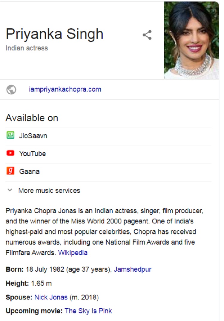 Bollywood Tadka, priyanka chopra