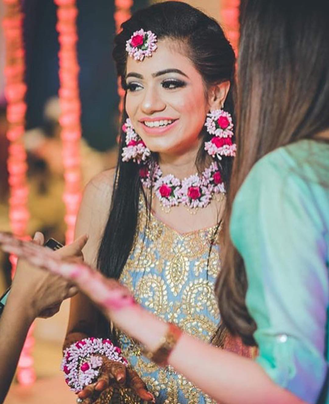 PunjabKesari, floral jewellery image, best floral jewellery image,बेस्ट फ्लोरल ज्वेलरी इमेज