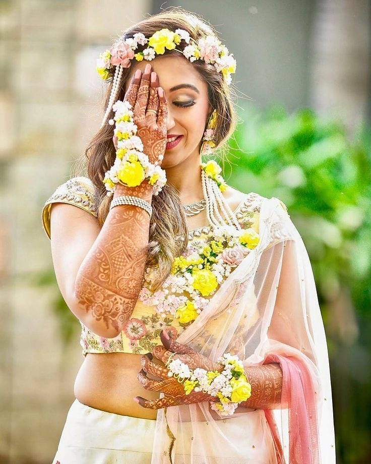 PunjabKesari, floral jewellery image, best floral jewellery image,फ्लोरल ज्वेलरी सेट डिज़ाइन इमेज