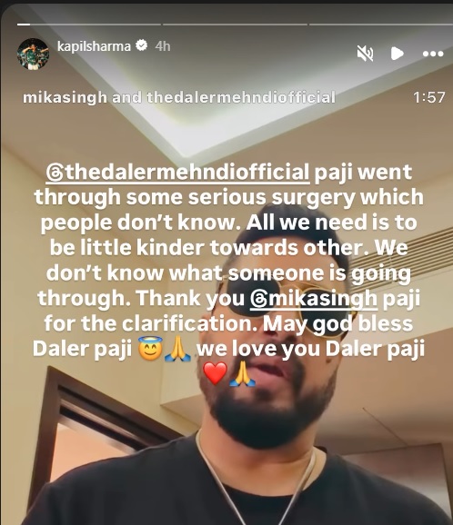 Kapil Sharma on Daler Mehndi