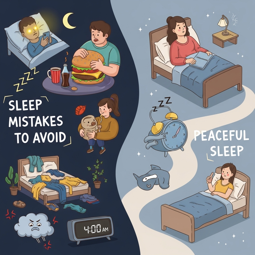 PunjabKesari Sleep Mistakes to Avoid