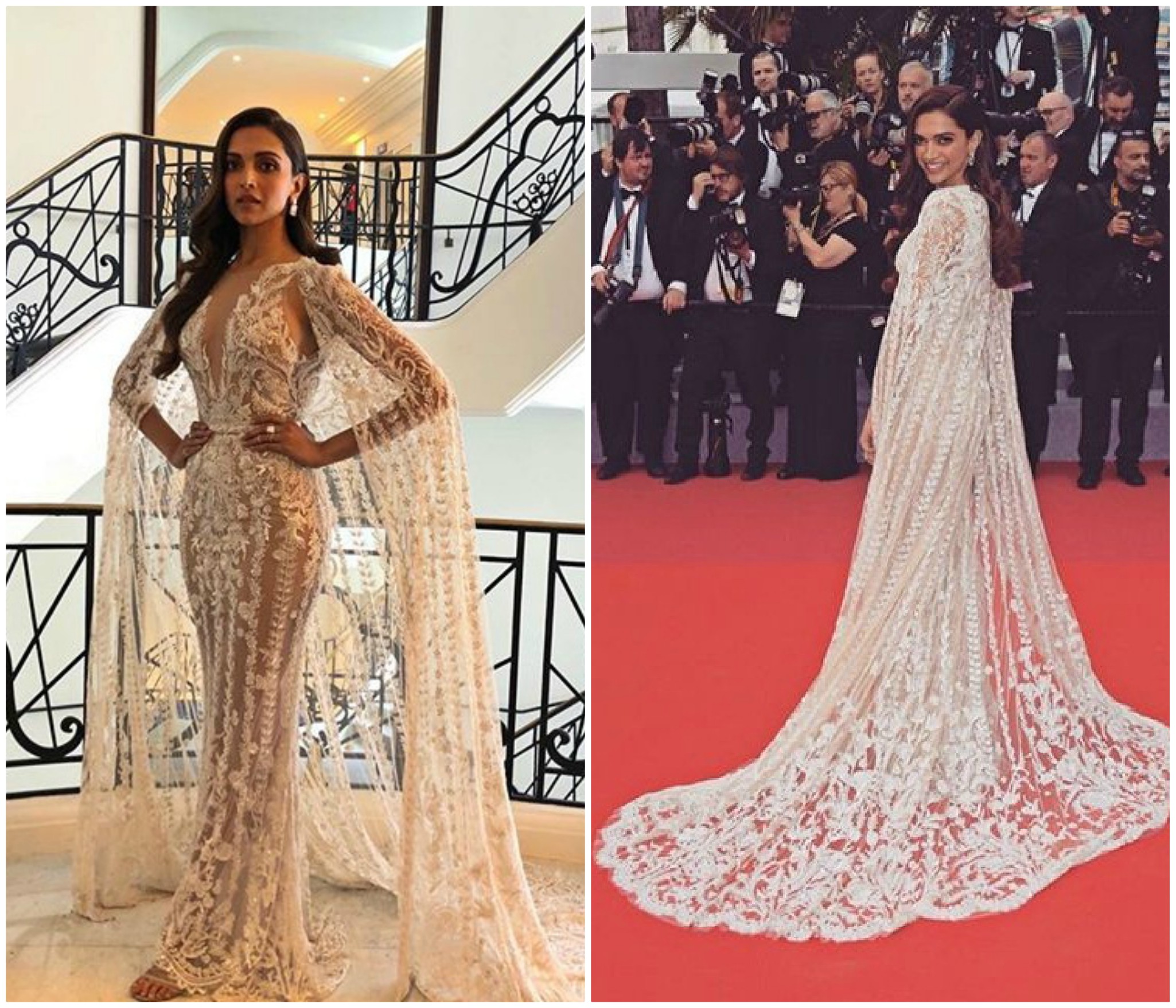 PunjabKesari, Deepika Padukone Gown Image