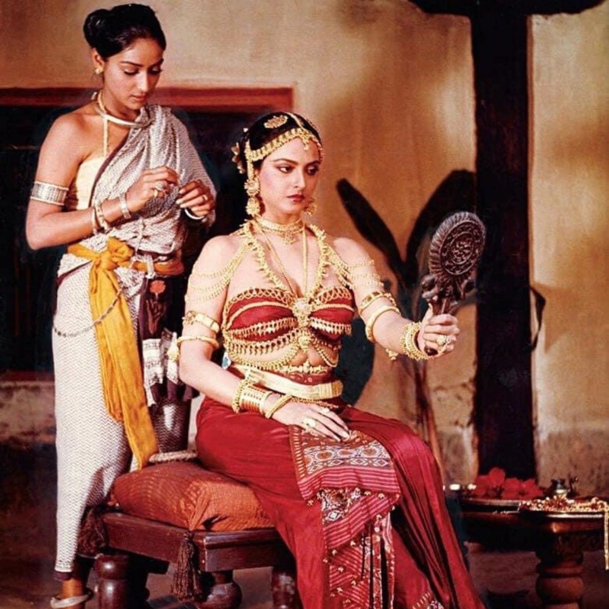 Rekha and Shekhar Suman