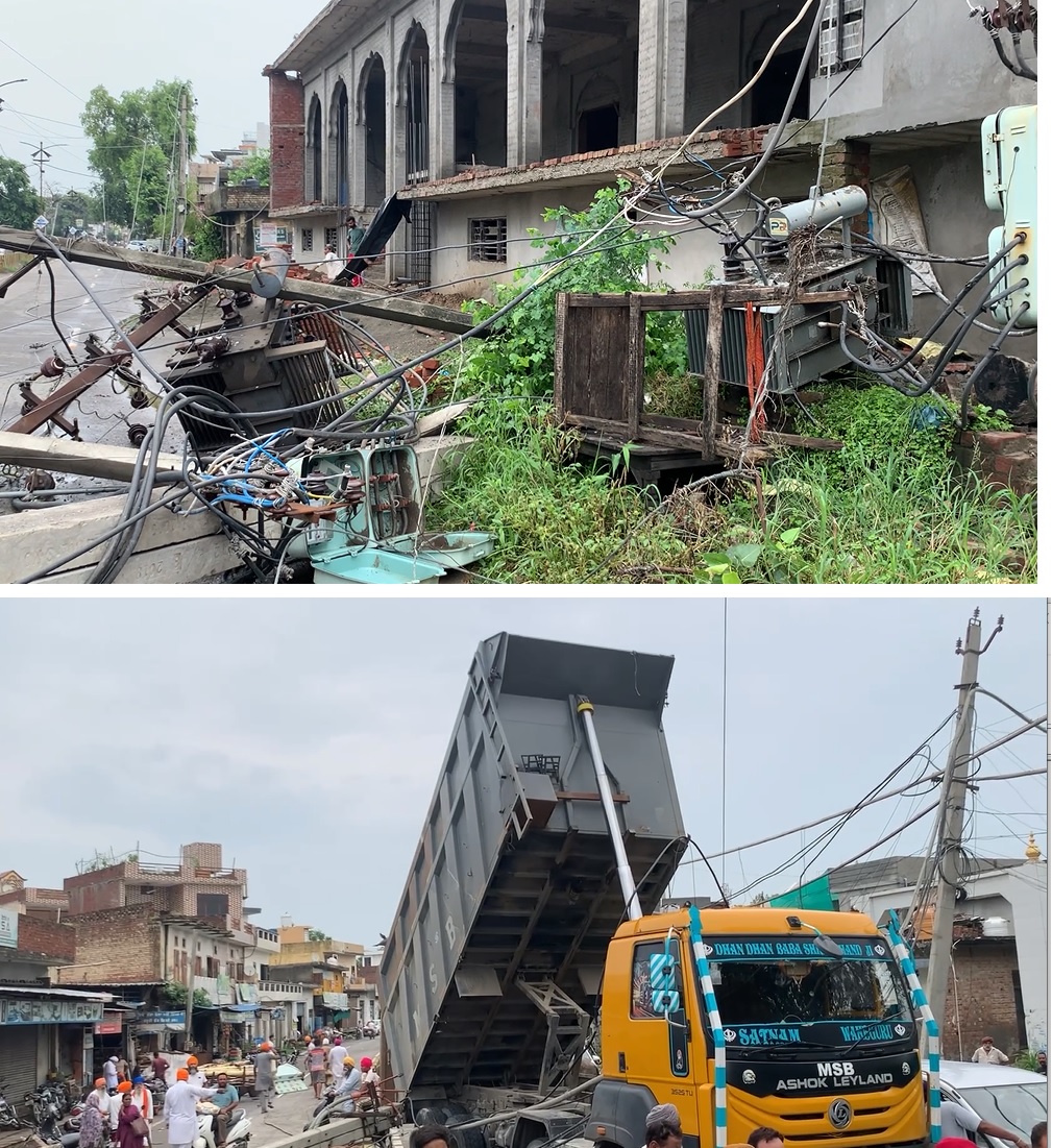 tipper accident