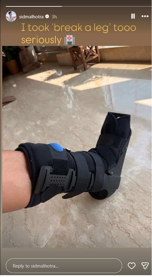 Sidharth Malhotra Injury