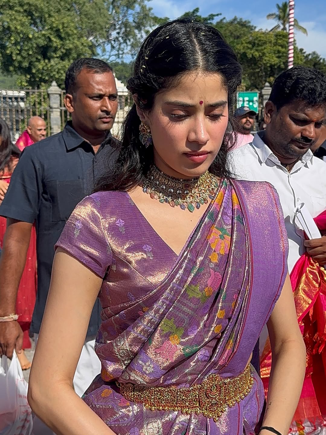  Janhvi Kapoor in Tirupati