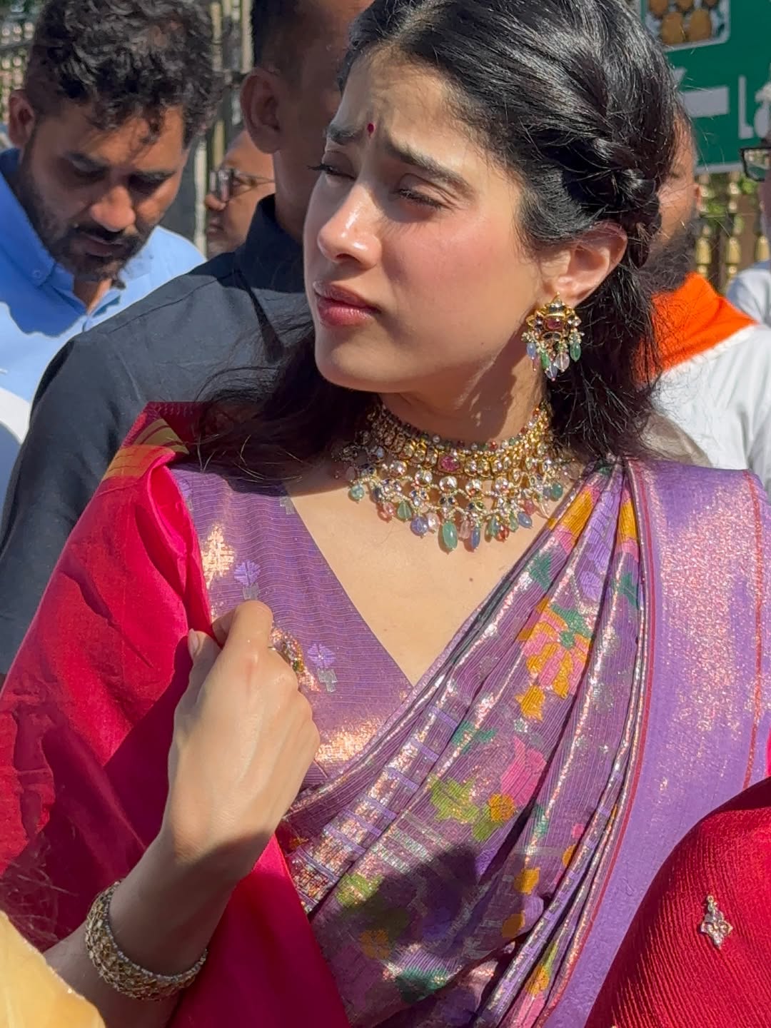  Janhvi Kapoor in Tirupati
